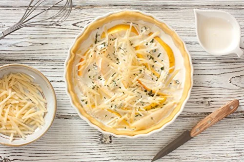 Arold Import Co. 10" X 1.5" Round Quiche Dish, 10 X 1.5-Inches, White 6 Arold Import Co. 10" X 1.5" Round Quiche Dish, 10 X 1.5-Inches, White - Image 4