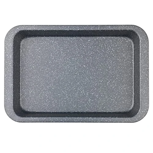 Salter BW07032EU7 Roasting Pan, Ultra Non-Stick Performance, Carbon Steel Roaster For Meat Joints, Vegetables, Deep Baking Tray, BPA/PFOA-Free, Megastone Collection, Black/Silver, 36 Cm 5 Salter BW07032EU7 Roasting Pan, Ultra Non-Stick Performance, Carbon Steel Roaster For Meat Joints, Vegetables, Deep Baking Tray, BPA/PFOA-Free, Megastone Collection, Black/Silver, 36 Cm - Image 3