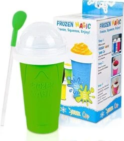 GENERIC Slushie Maker Cup, Homemade Squeeze Icy Cup, Quick Frozen Magic Cup Slushy With Lids And Straws For Kids & Adults (Pink) Blue,green And Pink 17cmx8.3cm 19 GENERIC Slushie Maker Cup, Homemade Squeeze Icy Cup, Quick Frozen Magic Cup Slushy With Lids And Straws For Kids & Adults (Pink) Blue,green And Pink 17cmx8.3cm -Wilton Shop 51ZxZHqBT6L. AC