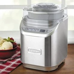 Cuisinart ICE-70 Electronic Ice Cream Maker, Brushed Chrome (Renewed) -Wilton Shop 51aIKV7bDJL