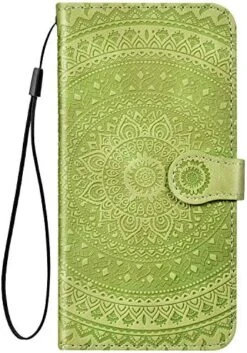 Compatible With Samusng Galaxy S7 Edge Case Emboss Mandala Floral Pu Leather Wallet Strap Case With Card Holder Slots Shockproof Magnetic Kickstand Stand Folio Flip Book Protective Cover,gray -Wilton Shop 51abJ ElXyL. AC