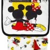 Mickey And Minnie Mouse Kitchen Towel Potholder Oven Mitt 4-Piece Set -Wilton Shop 51apGam33lL