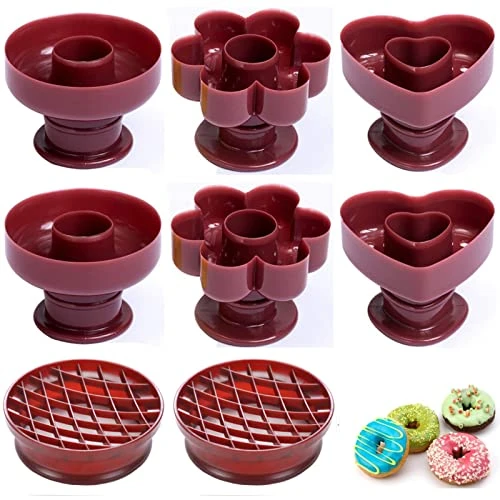 8 Pcs Donut Maker Cutter, Doughnut Molds,DIY Donut Mold,Donut Cutter,Biscuit Stamp Cake Mould,Fondant Cake Bread Dessert Bakery Mould,Home Kitchen DIY Baking Tool 3 8 Pcs Donut Maker Cutter, Doughnut Molds,DIY Donut Mold,Donut Cutter,Biscuit Stamp Cake Mould,Fondant Cake Bread Dessert Bakery Mould,Home Kitchen DIY Baking Tool