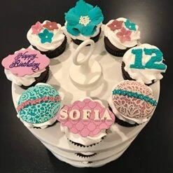 3D Number 0-9 Letter Silicone Molds With 20Pcs Lollipop Sticks, Sugarcraft Chocolate Candy Fondant Mold Candle Resin Cake Decoration Tools For Baby Shower, Birthday Party, Anniversary -Wilton Shop 51bCWANghML