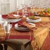 Jacquard Warm Thanksgiving Table Cloth Napkins (19"x19", 4 Napkins) 1 Jacquard Warm Thanksgiving Table Cloth Napkins (19"x19", 4 Napkins) -Wilton Shop 51bHIVjf91L