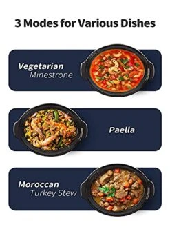 [Bundle Group] KOOC Programmable Slow Cooker 8.5-Quart (with 5 Bonus Free Liners) + Additional 1 Pack Of 10 Liners For Easy Clean-up, Upgraded Pot, Adjustable Temp, Nutrient Loss Reduction -Wilton Shop 51bHet64UBS