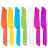 7 Pcs Kids Kitchen Knife, Plastic Serrated Edges Kids Knife Set For Cooking And Cutting Cakes, Fruits And Veggies, Perfectly Safe For Kids Real Cooking (kids Knife Set 7 Pcs)