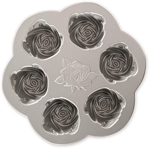 Nordic Ware Rosebud Baking Pan, 2-1/4 Cup Capacity, Copper 4 Nordic Ware Rosebud Baking Pan, 2-1/4 Cup Capacity, Copper - Image 2