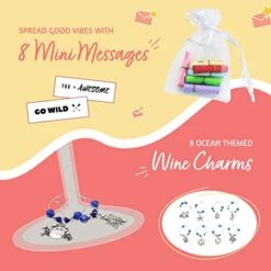 Wine Gifts For Women - The Perfect Wine Gift Basket - 8 Cute Gifts In Each Wine Lovers Gift Box - Includes A Wine Tumbler Bath Bombs Wine Charms And Much More - Curated Gift Baskets For Women -Wilton Shop 51binkqTqpL