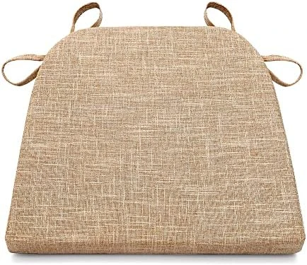 Chair Pads With Ties For Dining Room Chairs Set Of 4 High Density Foam Padded Cushion Non Slip U Shaped Kitchen Chair Seat Cushions 16x16.5 Inch White Beige 16 Chair Pads With Ties For Dining Room Chairs Set Of 4 High Density Foam Padded Cushion Non Slip U Shaped Kitchen Chair Seat Cushions 16x16.5 Inch White Beige - Image 14