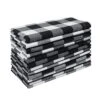 Buffalo Check Cloth Dinner Napkins Set Of 12, Cotton Napkins, 100% Cotton Checkered Wedding Christmas New Year Dinner Napkins With Mitered Corners And Generous Hem - 18 X 18 Black White -Wilton Shop 51brj0Fk8vL