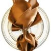 10 Pcs Satin 20" X 20" Dinner Table Linen Napkins For Restaurant Kitchen Dining Wedding Party Banquet Events - Copper