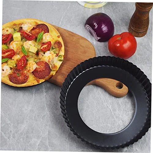 2 Pcs Pizza Plate Cookie Oven Cupcake Baking Pan Cookie Pie Baking Pan Pizza Baking Dish Cake Pan With Removable Bottom Pizza DIY Convenient Baking Tray Novel Cake 7 2 Pcs Pizza Plate Cookie Oven Cupcake Baking Pan Cookie Pie Baking Pan Pizza Baking Dish Cake Pan With Removable Bottom Pizza DIY Convenient Baking Tray Novel Cake - Image 5