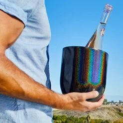 Everyday Collection Double Wall Insulated Stainless Steel Ice Bucket With Lid And Tongs, 3 Liters -Wilton Shop 51cYLnkl6uL