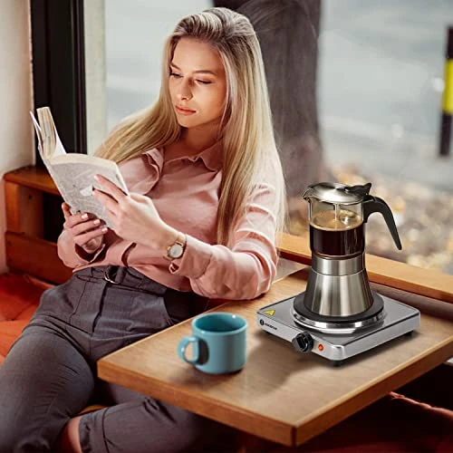 Hot Plate For Candle Making, Portable Electric Stove Melting Chocolate For Candle Making, Portable Hot Plates For Cooking Keeps Moka Pot And Food Warm, Adjustable Temperature Control, Easy To Clean 6 Hot Plate For Candle Making, Portable Electric Stove Melting Chocolate For Candle Making, Portable Hot Plates For Cooking Keeps Moka Pot And Food Warm, Adjustable Temperature Control, Easy To Clean - Image 4