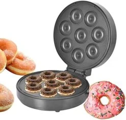 Mini Donut Maker | Non-Stick 8-hole Mini Donut Maker Machine | 1400W Donas Maker Rapid Uniform Heating For DIY Delicious Mini Doughnuts, Brownies, Cakes, Muffins -Wilton Shop 51cc7PYiQDL. AC