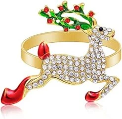 Set Of 8 Christmas Wreath Napkin Rings Set- Diamond Wreath Xmas Napkin Ring Holders For Cloth Napkins, Christmas Holiday Party Dinner Table Decoration 20 Set Of 8 Christmas Wreath Napkin Rings Set- Diamond Wreath Xmas Napkin Ring Holders For Cloth Napkins, Christmas Holiday Party Dinner Table Decoration -Wilton Shop 51cchQsH2IL. AC