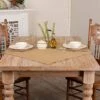 6175 Burlap Natural Table Topper Fringed 40x40 -Wilton Shop 51dAwjI6hnL