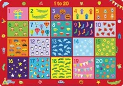 1 To 20 Placemat