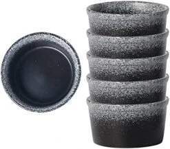 Qeeadeea Ramekins 4 Oz Oven Safe, Creme Brulee Ramekins, Souffle Cups, Souffle Dishes For Oven-black And Gray-Set Of 8 25 Qeeadeea Ramekins 4 Oz Oven Safe, Creme Brulee Ramekins, Souffle Cups, Souffle Dishes For Oven-black And Gray-Set Of 8 -Wilton Shop 51dbMGY8pLL. AC