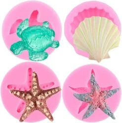 Seashell Silicone Mold Shell Fondant Molds Cupcake Cake Decoration Tool Set 15 Seashell Silicone Mold Shell Fondant Molds Cupcake Cake Decoration Tool Set -Wilton Shop 51dg2VuEgsL. AC