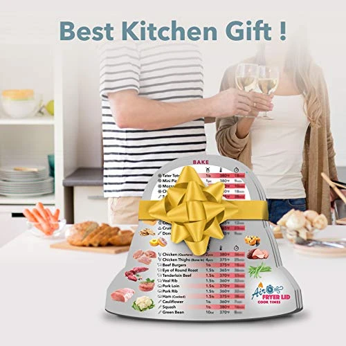 Air Fryer Magnetic Cheat Sheet Set, Instapot Air Fryer Accessories Cooking Times Chart, Instant Pot Air Frying Lid Quick Reference Guide Magnets (Grey) 5 Air Fryer Magnetic Cheat Sheet Set, Instapot Air Fryer Accessories Cooking Times Chart, Instant Pot Air Frying Lid Quick Reference Guide Magnets (Grey) - Image 3