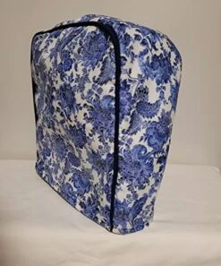 Cotton Cover Compatible With Keurig Coffee Brewing System (Little K, Blue Floral) -Wilton Shop 51eDhV6sESL. AC