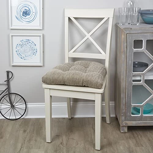 Tyson Extra Large Non-Slip Chair Cushions For Dining Room, Kitchen And Office Use, U-Shaped Skid-Proof Overstuffed Seat Pad, 17x17 Inches, 2 Count (Pack Of 1), Natural 5 Tyson Extra Large Non-Slip Chair Cushions For Dining Room, Kitchen And Office Use, U-Shaped Skid-Proof Overstuffed Seat Pad, 17x17 Inches, 2 Count (Pack Of 1), Natural - Image 3