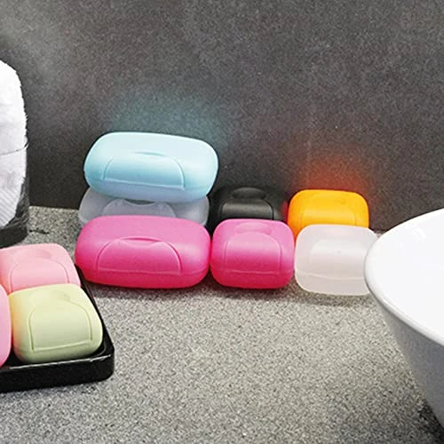 INVEESfzh Soap Dish Plastic Travel Soap Box With Lock, Mini Portable Soap Box, Creative Sealed Soap Box With Lid, Waterproof And Lid 6 INVEESfzh Soap Dish Plastic Travel Soap Box With Lock, Mini Portable Soap Box, Creative Sealed Soap Box With Lid, Waterproof And Lid - Image 4