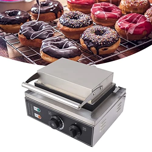 Commercial Electric Donut Maker, Carefully Polish Edges Electric Donut Maker Machine Stainless Steel For Bar For Bakery (US Plug 110V) 4 Commercial Electric Donut Maker, Carefully Polish Edges Electric Donut Maker Machine Stainless Steel For Bar For Bakery (US Plug 110V) - Image 2