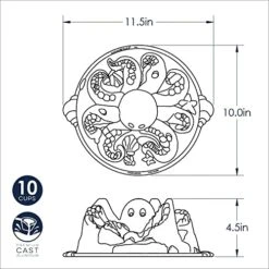 Nordic Ware Pro Cast Octopus Pan -Wilton Shop 51em9VGus7L
