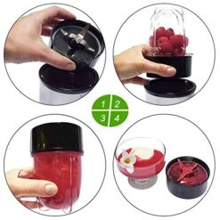 Replacement Cross Blade + 16oz Cup Set For Magic Bullet, Replacement Parts Compatible With 250 W Magic Bullet MB1001 Blender -Wilton Shop 51fAmon0sNL