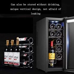 Bottle Wine Cooler/Cabinet Beverage Refrigerator Red & White Wine Cellar Adjust Temperature Beer Counter Top Bar Fridge Quiet Operation Compressor Freestanding Black 10 Bottle Wine Cooler/Cabinet Beverage Refrigerator Red & White Wine Cellar Adjust Temperature Beer Counter Top Bar Fridge Quiet Operation Compressor Freestanding Black -Wilton Shop 51fGcnU28JL