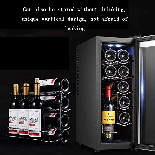 Bottle Wine Cooler/Cabinet Beverage Refrigerator Red & White Wine Cellar Adjust Temperature Beer Counter Top Bar Fridge Quiet Operation Compressor Freestanding Black 5 Bottle Wine Cooler/Cabinet Beverage Refrigerator Red & White Wine Cellar Adjust Temperature Beer Counter Top Bar Fridge Quiet Operation Compressor Freestanding Black - Image 3