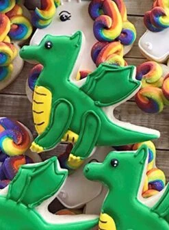 Dragon Cookie Cutter, 4" Made In USA By Ann Clark