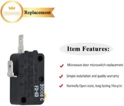 SZM-V16-FD-63 WB24X0830 Microwave Door Switch By Prime&swift Replace 3405-001034 (2PK) 11 SZM-V16-FD-63 WB24X0830 Microwave Door Switch By Prime&swift Replace 3405-001034 (2PK) -Wilton Shop 51fXDqQlHPL