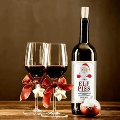 GENERIC Christmas Funny NoveltyLabels, 5pcs Funny Joke Happily Wine DecorationUnique Label R6w1 11 GENERIC Christmas Funny NoveltyLabels, 5pcs Funny Joke Happily Wine DecorationUnique Label R6w1 -Wilton Shop 51fa1E9kE0L