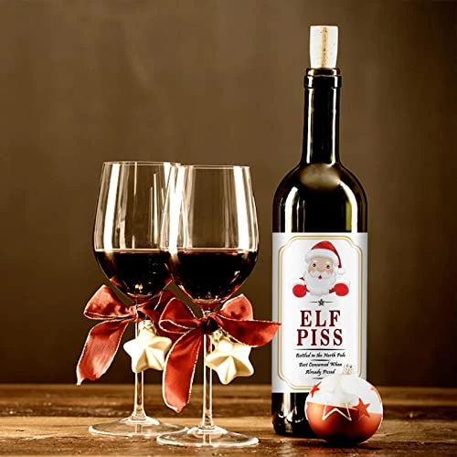 GENERIC Christmas Funny NoveltyLabels, 5pcs Funny Joke Happily Wine DecorationUnique Label R6w1 7 GENERIC Christmas Funny NoveltyLabels, 5pcs Funny Joke Happily Wine DecorationUnique Label R6w1 - Image 5