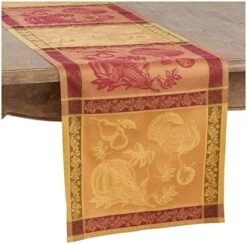 Ge Fall Colors Thanksgiving Holiday Jacquard Design Dinner Tablecloth, 72" Square 18 Ge Fall Colors Thanksgiving Holiday Jacquard Design Dinner Tablecloth, 72" Square -Wilton Shop 51fe11W9DQL. AC 1