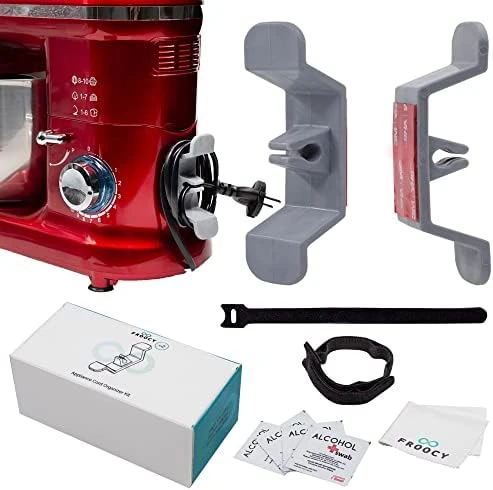 Cord Organizer For Appliances, 2 Pack Cable Protector, Collector,Winder And Organizer, Suitable For Home Coffee Maker, Mixer, Air Fryer, Toaster, Wired Electronic Appliances Adhesive Cable Clip Holder 7 Cord Organizer For Appliances, 2 Pack Cable Protector, Collector,Winder And Organizer, Suitable For Home Coffee Maker, Mixer, Air Fryer, Toaster, Wired Electronic Appliances Adhesive Cable Clip Holder - Image 5