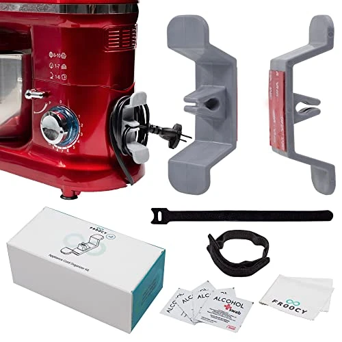 Cord Organizer For Appliances, 2 Pack Cable Protector, Collector,Winder And Organizer, Suitable For Home Coffee Maker, Mixer, Air Fryer, Toaster, Wired Electronic Appliances Adhesive Cable Clip Holder 3 Cord Organizer For Appliances, 2 Pack Cable Protector, Collector,Winder And Organizer, Suitable For Home Coffee Maker, Mixer, Air Fryer, Toaster, Wired Electronic Appliances Adhesive Cable Clip Holder