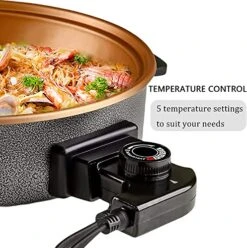 12-Inch Nonstick Electric Skillet - Family-Sized Serves 4 To 6 People -Wilton Shop 51fsoJyTlJL