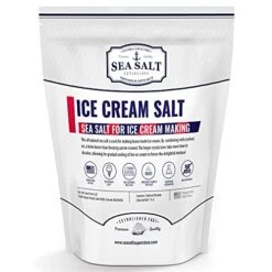 Ice Cream Salt - All-Natural Rock Salt For Ice Cream Maker, Universally Compatible With All Ice Cream Makers That Use Rock Salt - Exceptionally High Food-Grade Quality - 5 Lb. Bag -Wilton Shop 51g QJaMdJL