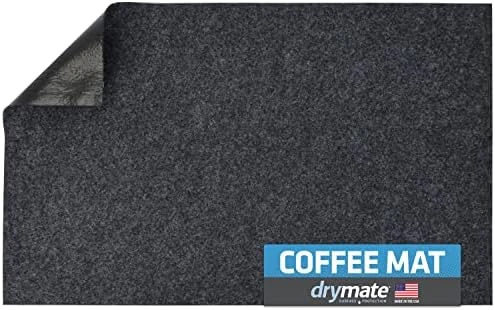 Coffee Maker Mat, (Coffee Station Bar Accessory) Protects Kitchen Countertops From Spills, Stains & Scratches - Absorbent/Waterproof/Machine Washable (USA Made) (12” X 20”) (Charcoal) 9 Coffee Maker Mat, (Coffee Station Bar Accessory) Protects Kitchen Countertops From Spills, Stains & Scratches - Absorbent/Waterproof/Machine Washable (USA Made) (12” X 20”) (Charcoal) - Image 7