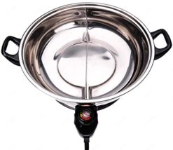 Shabu Shabu Hot Pot, Electric Mongolian Hot Pot With Divider -Wilton Shop 51gCXwfrgkL