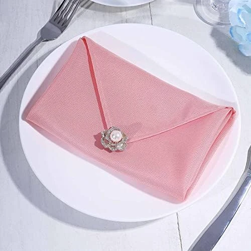 Pack Of 5 Eucalyptus Sage Green Premium 17" X 17" Washable Polyester Napkins Great For Wedding Party Restaurant Dinner Parties 16 Pack Of 5 Eucalyptus Sage Green Premium 17" X 17" Washable Polyester Napkins Great For Wedding Party Restaurant Dinner Parties - Image 14