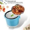 24V 180W 1.6L Electric Portable Multifunctional Rice Cooker Food Steamer Multi Cooker Rice Grain Cooker For Cars Trucks (Blue) 1 24V 180W 1.6L Electric Portable Multifunctional Rice Cooker Food Steamer Multi Cooker Rice Grain Cooker For Cars Trucks (Blue) -Wilton Shop 51gWtygLIeL