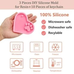 3 Pieces Dog Paw Shaped Heart Dog Paw Print Silicone Keychain Mold With Hole Non-Stick Candy Fondant Mold And 10 Pieces Key Ring For DIY Dog Tag Cake Topper Pudding Desserts Jelly Decoration 9 3 Pieces Dog Paw Shaped Heart Dog Paw Print Silicone Keychain Mold With Hole Non-Stick Candy Fondant Mold And 10 Pieces Key Ring For DIY Dog Tag Cake Topper Pudding Desserts Jelly Decoration -Wilton Shop 51gZJrNqjXL