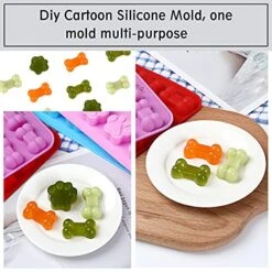 Puppy Dog Paw Bone Silicone Mold, Baking Mold, Used For Jelly, Candy, Chocolate,Ice Cube, Can Bake Dog Snack Biscuits -Wilton Shop 51ggr6OY4aS