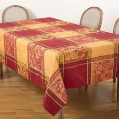 Collection Thanksgiving Holiday Design Jacquard Cotton Blend Table Décor, 72", Multi -Wilton Shop 51gmBwJyL9L. AC 3
